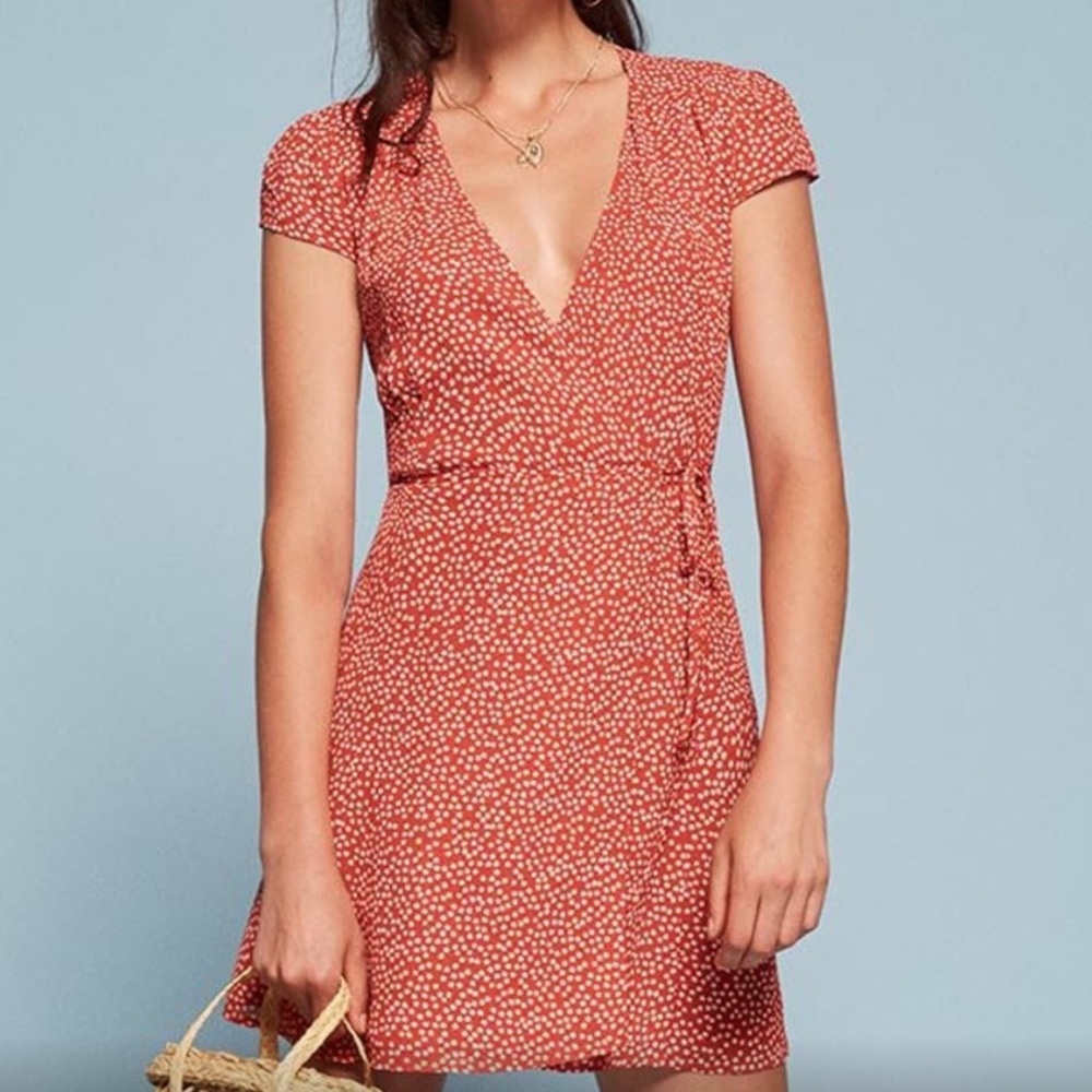 Reformation Wrap Minidress